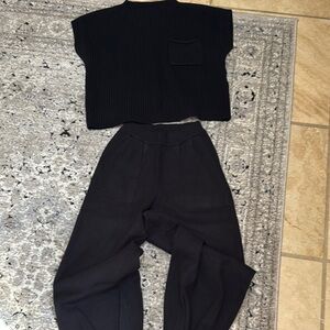 Black Women's Pants & Jumpsuit Set